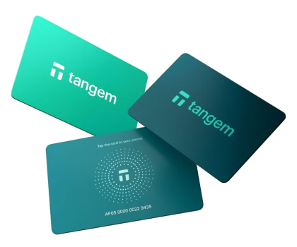 Portfel kryptowalut Tangem Wallet - 3-card set (Electric Sea) TG-SUMMER2